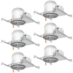 Designers Fountain Led Recessed Ceiling Light Housings 6 Pack, Inch Ic Shallow. Fixed Price $51.15.