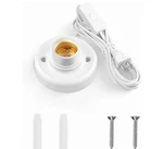 15ft Light Bulb Socket With Cord,light Socket,e26/ E27 Lamp Base White. Fixed Price $25.49.