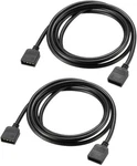 Uxcell Rgb Splitter Cable Female To 4 Pin Extension 1 Meter, Black. Fixed Price $12.99.
