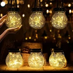 Cooo Christmas Gifts 4 Pack Solar Lanterns Outdoor Waterproof Heavy Crackle Glas. Fixed Price $69.02.