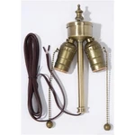 B&p Lamp Medium Base E26 Two Light Pull Chain Cluster With Leads. Fixed Price $111.72.