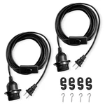 Pendant Light Cord - 15 Feet Hanging Bulb With Plug In -... Fast Ship. Fixed Price $27.99.