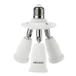 Dicuno 3 In 1 E26 Light Socket Splitter Adapter, Socket, White. Fixed Price $14.76.