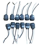 Lot Of 12 Eaton 145 Rubber Weatherproof Lampholder Medium Base E26 Pigtail. Fixed Price $32.95.