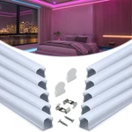 Muzata 10pack 3.3ft/1m U Shape Led Channel System With Milky White Cover U108. Fixed Price $74.99.