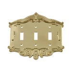 Nostalgic Warehouse Vic Swplt T3 Victorian Triple Switch Wall. Fixed Price $51.00.