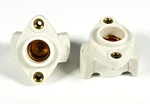 Lot Of 2 Bryant Porcelain Lamp Holder Light Socket 75w 125v - Nos. Fixed Price $8.95.