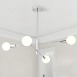 Hhr Modern Sputnik Chandelier, Industrial 4-light Chrome Ceiling .... Fixed Price $50.12.