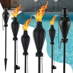 Metal Citronella Torches Outdoor,6 Pack,60 Inch Tall Flame For .... Fixed Price $81.59.