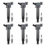 Ena Pack Of 6 Uf267 Ignition Coil 4504 Spark Plug 3.0 3.3 V6 1999 2000 2001 2002. Fixed Price $192.46.