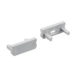 Kichler Ils Te Tape Extrusion End Cap 5 Pair, Silver, Shallow - 1tee1swsfssil. Fixed Price $24.99.