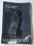 Hampton Bay Track Conduit Power Feed Connector Black 2400w 1004 612 911. Fixed Price $12.95.