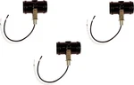 Creative Hobbies 3 Pack - Double Bulb Socket, 2-light E26 Medium Base, Black. Fixed Price $15.00.