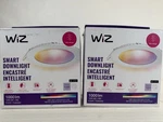 Lot Of 2- Wiz 6 Inch Recessed Smart Downlight Led Color Canless/slim -free S/h. Fixed Price $49.98.