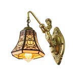 Vintage Tiffany Stained Glass Wall Light Shade Sconce Modern Barn Lamp. Fixed Price $64.90.