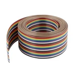 Uxcell Idc Wire Flat Ribbon Cable 30pin 1.27mm 10ft Rainbow Color. Fixed Price $22.69.