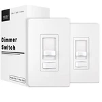 Moes 1/2/4pk Dimmer Light Switch Single Pole/3-way Led,cfl,incandescent,halogen. Fixed Price $32.39.