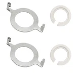 Ecudis 2 Pcs Uno Lamp Harp Saddle Adapter Converter For E27 Sockets Silver. Fixed Price $10.52.