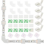 Led Connectors Kit,10mm 4 Pin 5050 Rgb Light Strip Connectors,includes 6 .... Fixed Price $14.35.