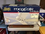 New Vintage 1989 Hunter Mayfair Ceiling Fan Model 25466 White/white 52 5 Blade!. Fixed Price $161.94.