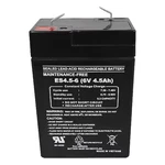 Battery, Sla, Dc 6v, 4.5ah (formerly Lumapro), 48h470. Fixed Price $13.19.