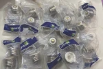 10-2pk Leviton Socket Adapter Medium E12 (m) To Candelabra E26 (f) 75w 125v B12. Fixed Price $59.75.