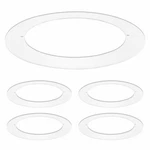 Luxrite 4-pack White Goof Trim Ring For 4 Inch Recessed And Fixtures Lights. Fixed Price $21.95.