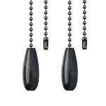 2pack Black Wooden Ceiling Fan Pull Chain Extender, 12in Decorative Strin.... Fixed Price $13.51.