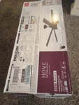 Home Decorators Collection Merwry 52" Matte Black Ceiling Fan Led Remote Control. Fixed Price $125.00.
