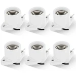 6 Pcs E26 Light Socket Porcelain Lamp Holder Medium Keyless Threaded B. Fixed Price $24.49.