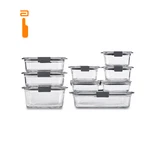 Rubbermaid Brilliance Glass Food Storage Assorted Sizes (18-piece), Clear. Fixed Price $109.98.