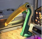 1980 S Vintage Green/yellow Toucan Lamp By H.t. Huang (working). Fixed Price $225.00.