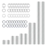 Lamp Repair Hardware Kit-5 Size Thread Pipe Nipples,20 Lock Nuts,3 Type Of. Fixed Price $15.99.