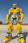 Transformers Bumblebee 1:1 Cosplay Wearable Oversize Armor Led Robot Suit. Fixed Price $1225.50.
