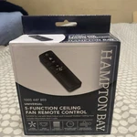 Hampton Bay 3-speed Universal Ceiling Fan Premier Remote Control - Free Shipping. Fixed Price $34.99.