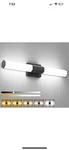 Solfart Modern Led Vanity Lights,32 Inch Black Bathroom Light Fixture 6000k. Fixed Price $36.88.