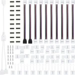 5 Pin 10 Mm Led Strip Connector Kit Includes 8 Types Of Solderless .... Fixed Price $24.11.