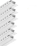 Lightotech 6pack 6.6ft/2 Meter Plaster In Led Channel,drywall Strip Light.... Fixed Price $113.05.