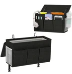 Edudif Dual-purpose Bedside Caddy Organizer, Bed With 6 Pockets.... Fixed Price $43.27.