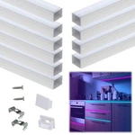 Muzata 10pack 3.3ft/1m Plus-size Spotless Led 10pack*3.3ft/1m, Silver,white. Fixed Price $57.11.