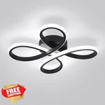 Adisun Black 6000k Led Semi Flush Mount Ceiling Light Fixture Indoor Lamp. Fixed Price $52.99.