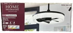 Home Decorators Collection Dialstone 23 In Matte Black Led Fandelier With Remote. Fixed Price $134.99.