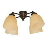 Craftmade 4-lt Led Universal Fan-lt Kit, Oiled Bronze/tea Stain - Lk400-ob-led. Fixed Price $74.99.