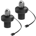 Uyodm 2 Pack Lamp Socket Power Adapter For Wyze Cam V3/v4/v3 Black. Fixed Price $24.08.