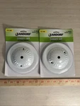 Lot Of 2 - Jandorf Traditional Canopy Kit For Outlet Box/hang Ceiling Fixture. Fixed Price $12.50.