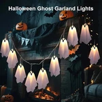 10 Ghost Battery Operated Halloween Lights,halloween String Lights Decorations. Fixed Price $17.46.
