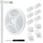 Rgbzone 3 Pin 10mm Led Connector Kit With 32.8ft 3pin Kit, White. Fixed Price $24.38.