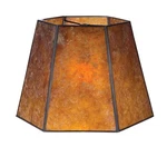 B&p Lamp Hexagon Mica Shade, 9"(t) X 14"(b) 10"(h)),. Fixed Price $209.25.