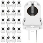 20-pack Screw Type T8 Lamp Holder With Wires Ul Non-shunted Tombstone Light Soc. Fixed Price $23.86.
