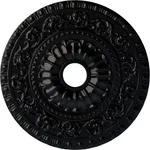 Ekena Millwork Cm23vablf Vaduz Ceiling Medallion Jet Black 23-1/2 X 3-1/2. Fixed Price $120.29.